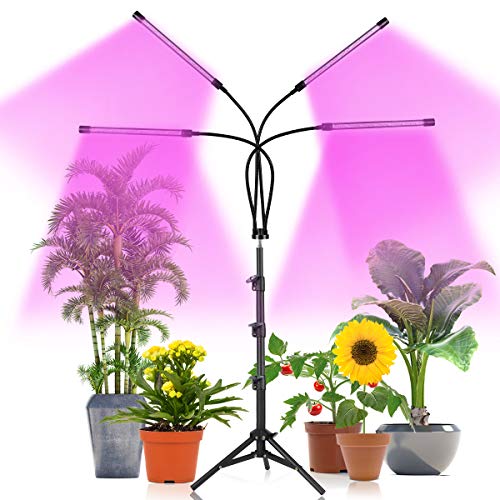 GooingTop Grow Light with Stand & Gooseneck Bendable,Free Standing Plant ...