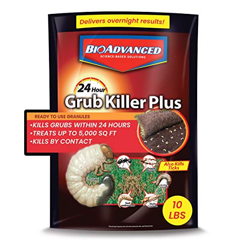 BioAdvanced 700740M 24-Hour Grub Plus for Lawns Ant, Tick, and ...