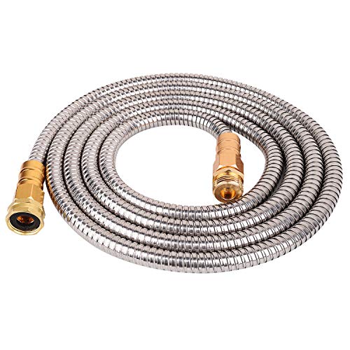 VERAGREEN Stainless Steel Metal Garden Hose 304 Stainless Steel Water ...