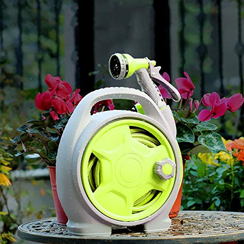 VUE Retractable Garden Hose Reel, 50 FT Portable Garden Hose ...