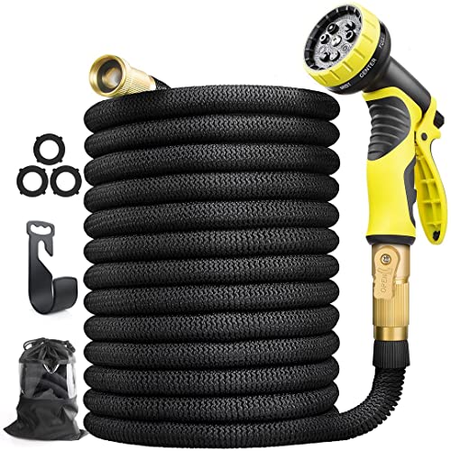 Aterod 75 feet Expandable Garden Hose, Extra Strength Fabric, Flexible ...
