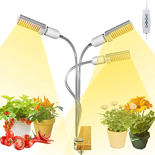Grow Lights for Indoor Plants Full Spectrum, Elaine 132W Auto ...