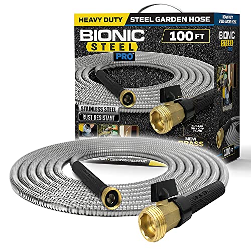 Bionic Steel PRO Garden Hose - 304 Stainless Steel Metal ...