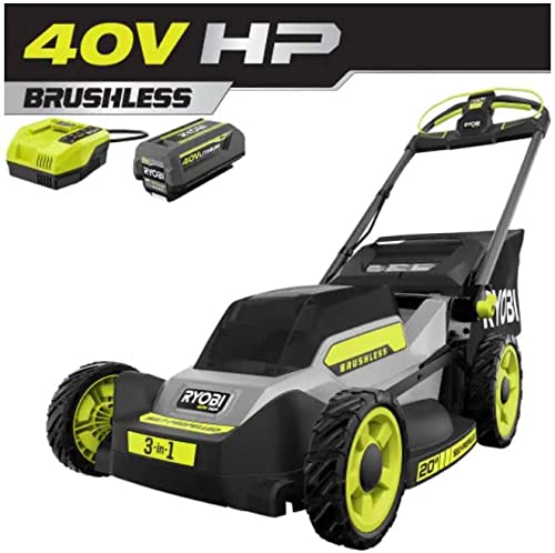 RYOBI 40V HP Brushless 20 in. Cordless Electric Battery Walk ...
