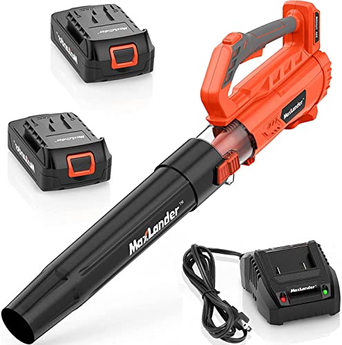 Maxlander Cordless Leaf Blower, 335cfm Leaf Blower Cordless with Battery ...