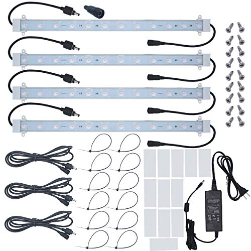 Grow Light Strip Kit 45W, 4 pcs 16 Inches LED ...