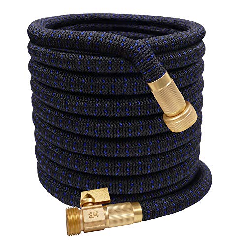 100ft Expandable Garden Hose Lightweight Extra Strength Fabric and 4-Layer ...