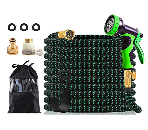 Zooshum Garden Hose 75 ft Water Hose with 10 Function ...