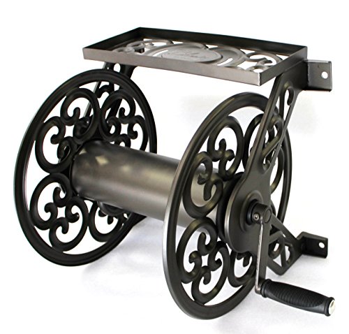 Liberty Garden Products 708 Steel Decorative Wall Mount Garden Hose ...