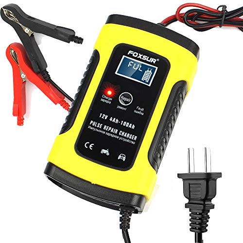 IEIK 12V 5 Amp Automotive Smart Battery Charger Maintainer for ...
