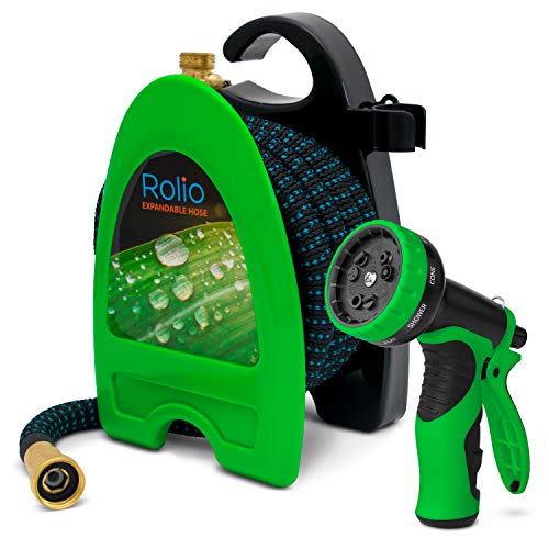 Rolio - Expandable Hose - Retractable Garden Hose with Nozzle ...