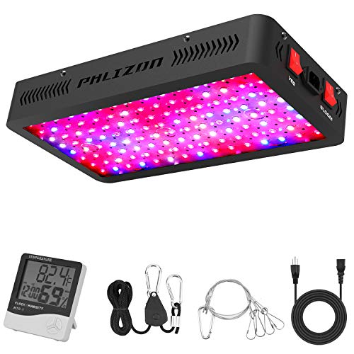 Phlizon 1200W LED Plant Grow Light Full Spectrum Daisy Chain ...