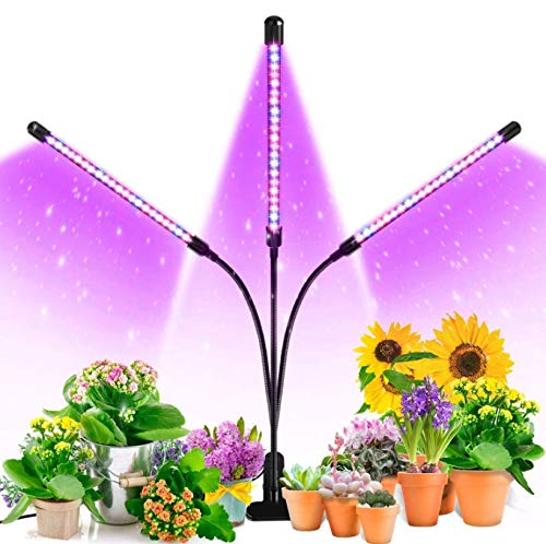 Grow Light, Ankace 3 Head Timing, 5 Dimmable Levels Plant ...