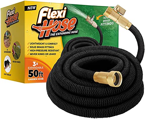 Flexi Hose Lightweight Expandable Garden Hose, No-Kink Flexibility, 3/4 Inch ...