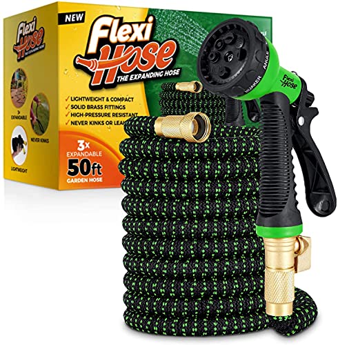 MULTIPLE COLORS - Flexi Hose with 8 Function Nozzle Expandable ...