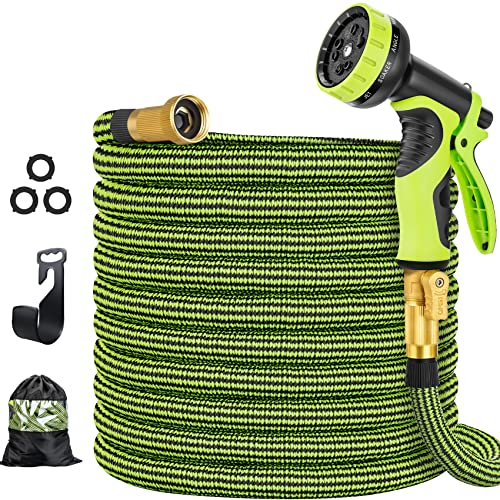 HOSPAIP Garden Hose 50 ft Water Hose with 10 Function ...