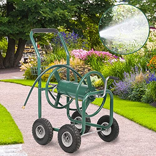 Sentiment Garden Hose Reel Cart with Wheels Reel Cart Tools ...