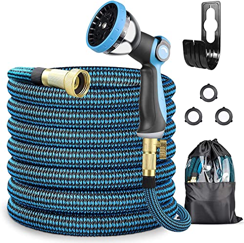 EASYHOSE Garden Hose 25FT/50FT/100FT Expandable Water Hose,Flexible Retractable Hose with ...