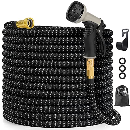 Zoflaro Garden Hose 100ft, Expandable Water Hose 100 feet with ...