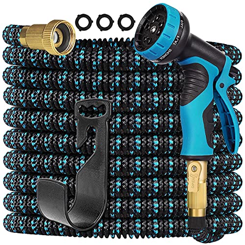 Gardguard 100ft Expandable Garden Hose: Water Hose with 10 Function ...