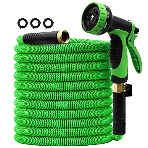 100FT Garden Hose Expandable , Water Collapsible Hose with 10 ...