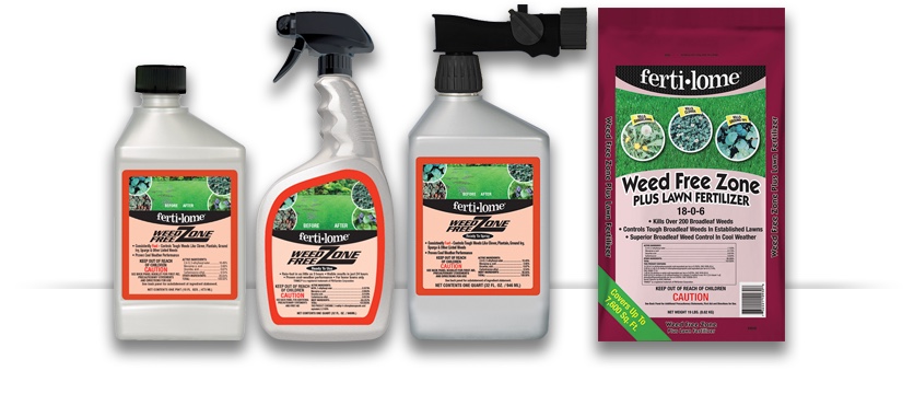 does fertilome weed free zone kill crabgrass