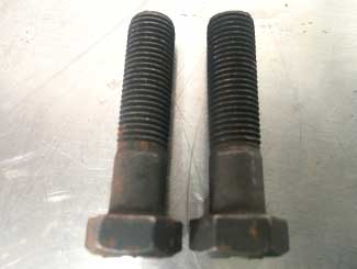 how to remove frozen mower blade bolt
