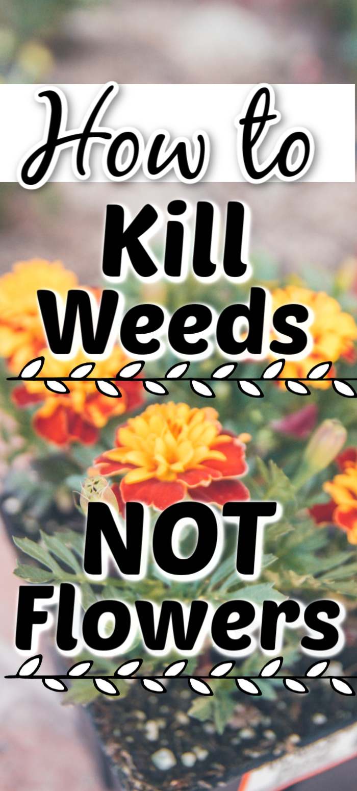 will weed killer kill flowers